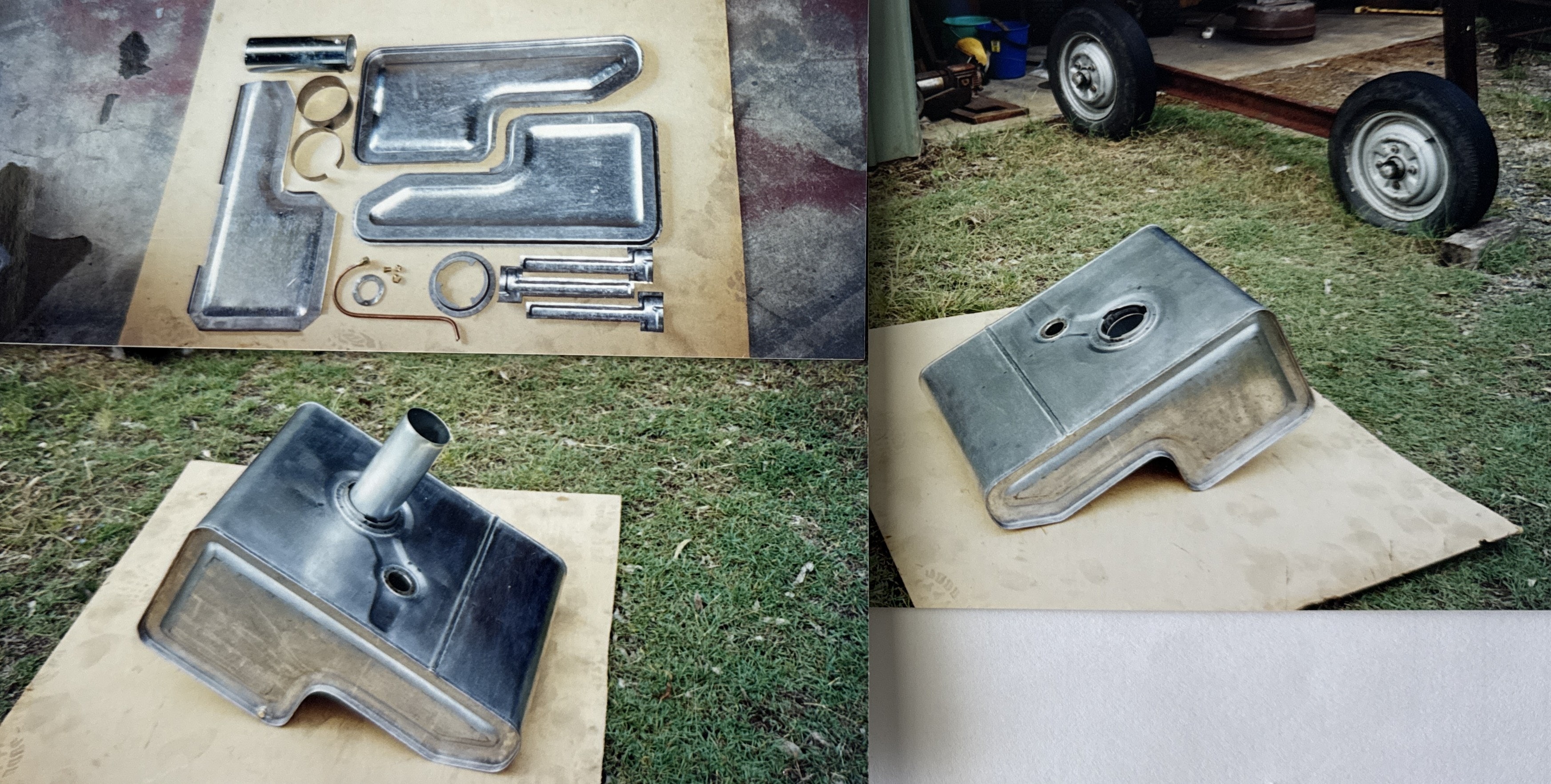 Fabricated GPA amphibious Jeep fuel tank — Fraser Xpert Repairs